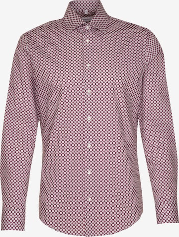 SEIDENSTICKER Slim fit Business Shirt 'SMART PERFORMANCE' in Pink: front