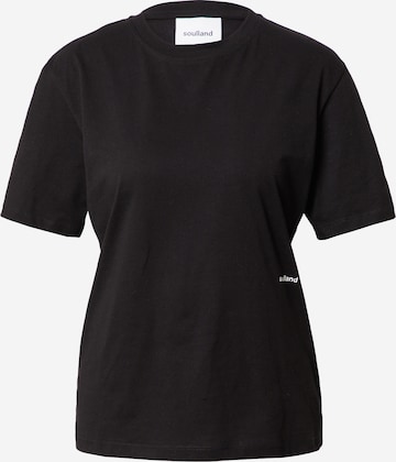 Soulland - Camiseta 'Cea' en negro: frente