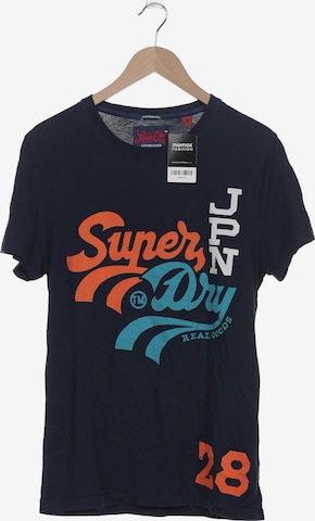 Superdry T-Shirt L in Blau: Vorderseite