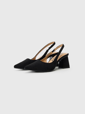 Bianco Slingpumps 'Maralyn' in Zwart