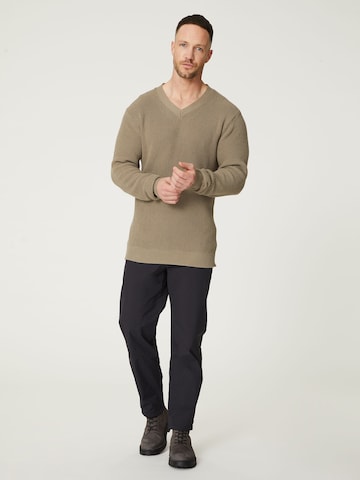 DAN FOX APPAREL Sweater 'Bilal' in Brown