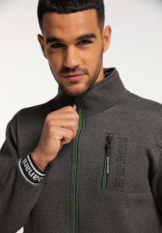 BRUNO BANANI Sweatjacke 'Cox' in Grau