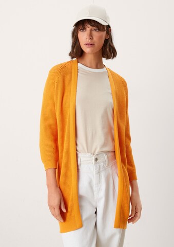 s.Oliver Strickjacke in Orange: predná strana