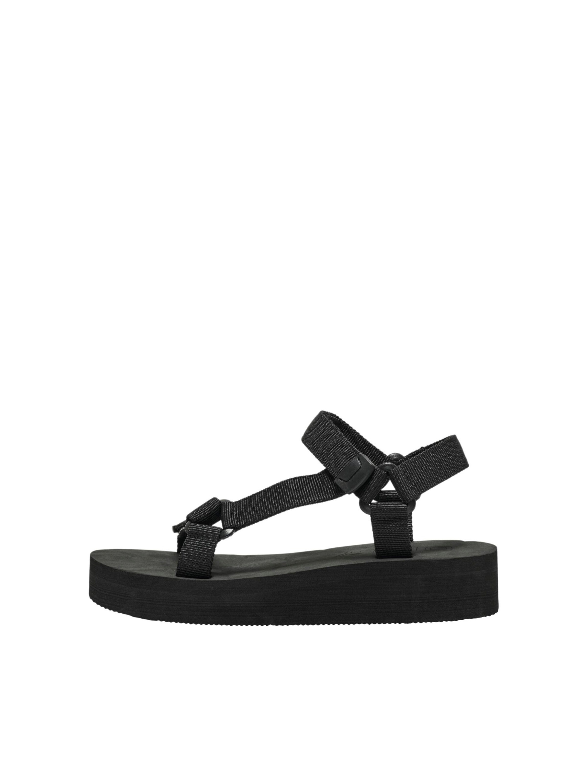 ONLY Sandals 'FLO-1' in Black | ABOUT YOU