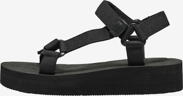 ONLY - Sandalias 'FLO-1' en negro: frente