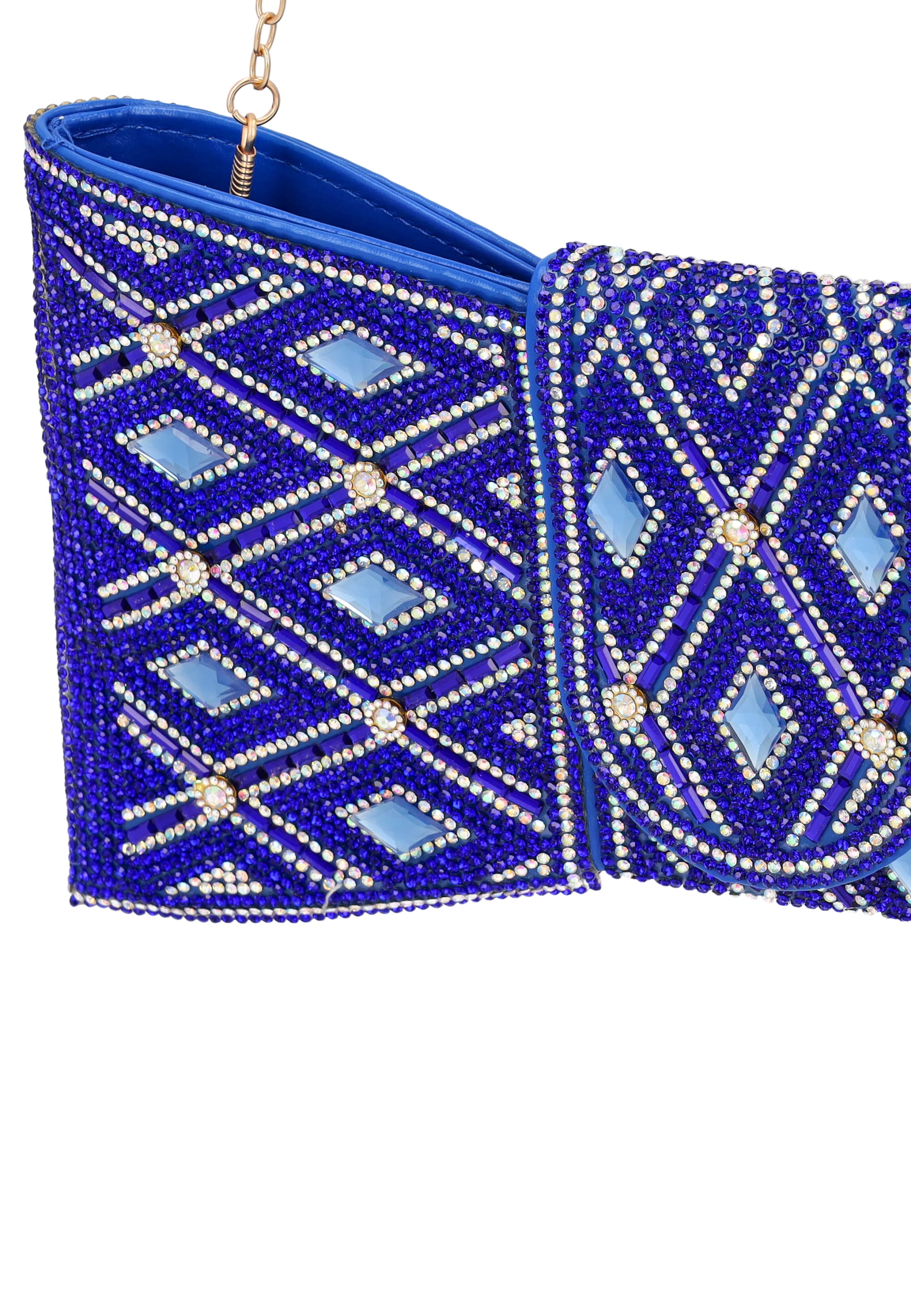 Pochette usha BLACK LABEL en bleu