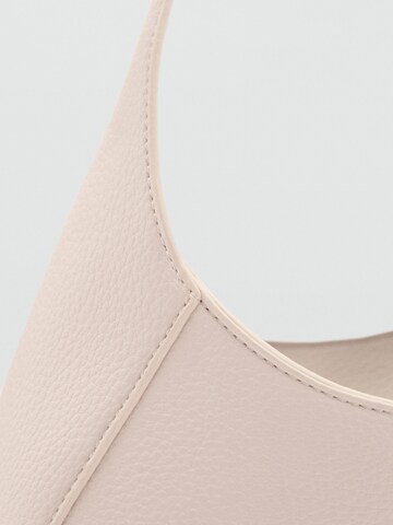 Geantă de umăr 'RAFA' de la MANGO pe alb