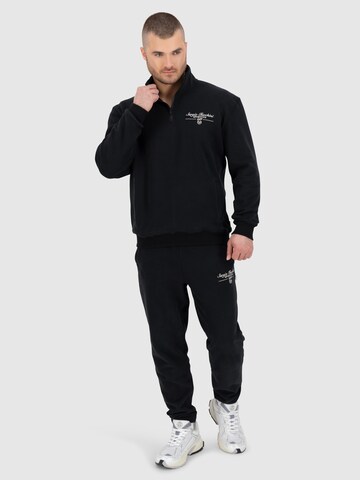 Sergio Tacchini Sweatshirt 'NINO RELAXED' in Schwarz