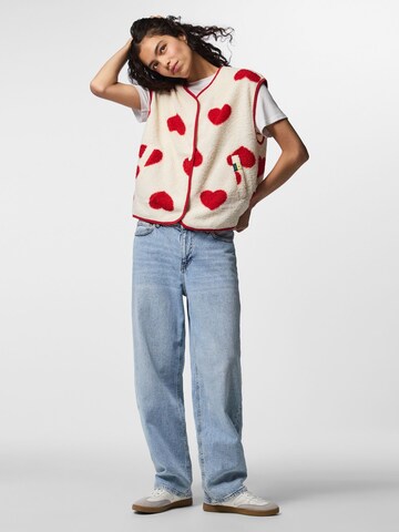 PIECES Vest i beige