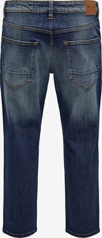 Slimfit Jeans de la Only & Sons pe albastru