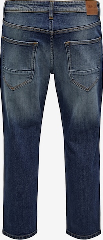 Coupe slim Jean Only & Sons en bleu