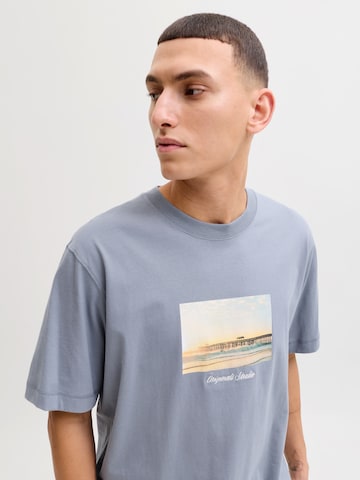 JACK & JONES Póló 'JORNORREBRO' - kék