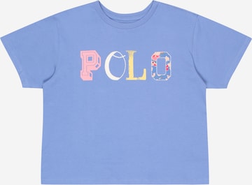 T-Shirt Polo Ralph Lauren en bleu : devant