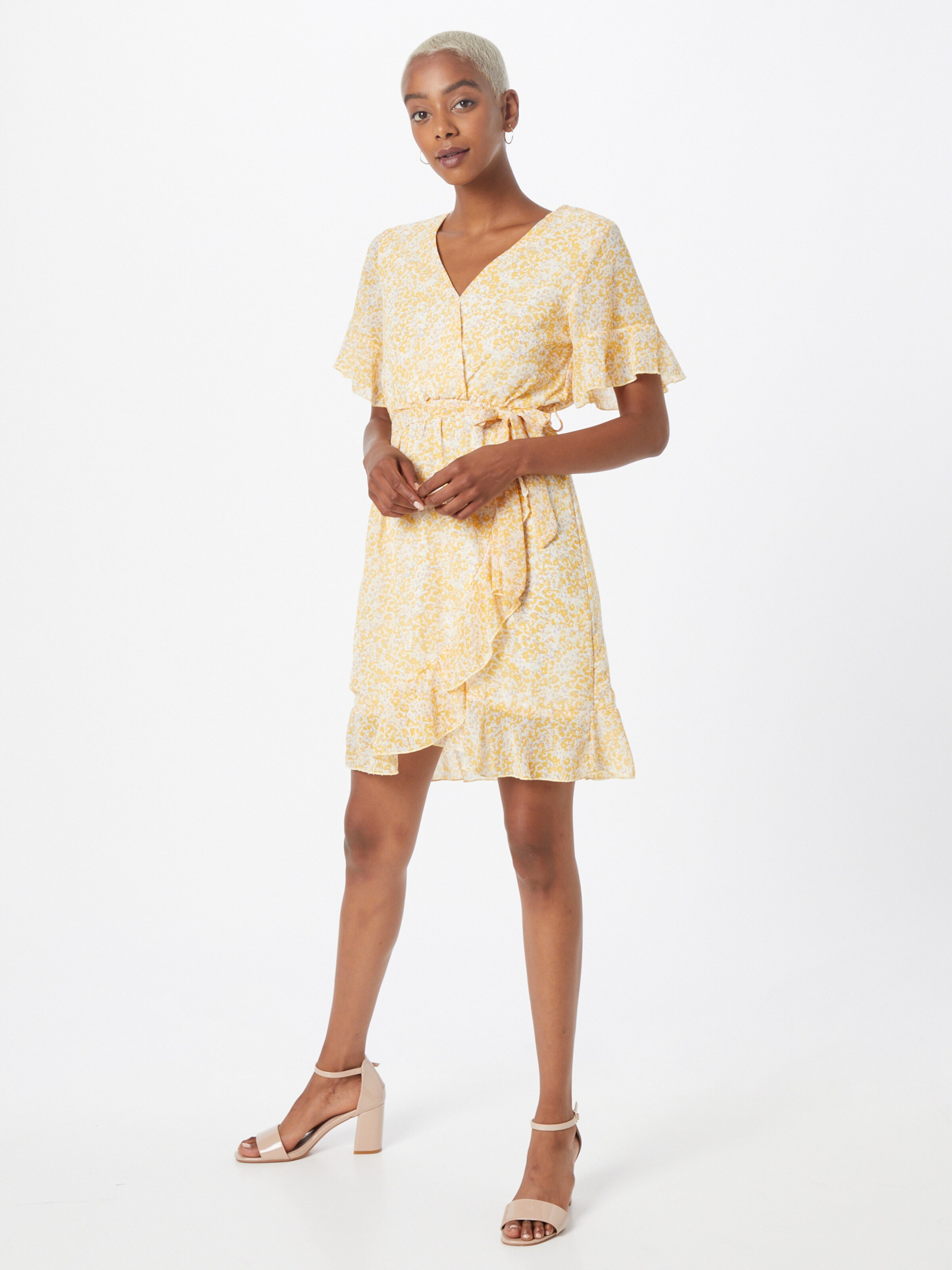 Frauen Kleider SISTERS POINT Kleid 'NEW GRETO-9' in Creme - LJ03123 Frauen Kleider SISTERS POINT Kleid 'NEW GRETO-9' in Creme - LJ03123