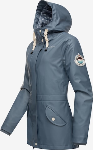 NAVAHOO Weatherproof jacket 'Ocean Heart' in Blue