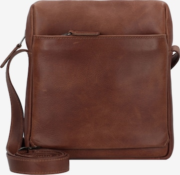 Harold's Crossbody Bag in Brown: front