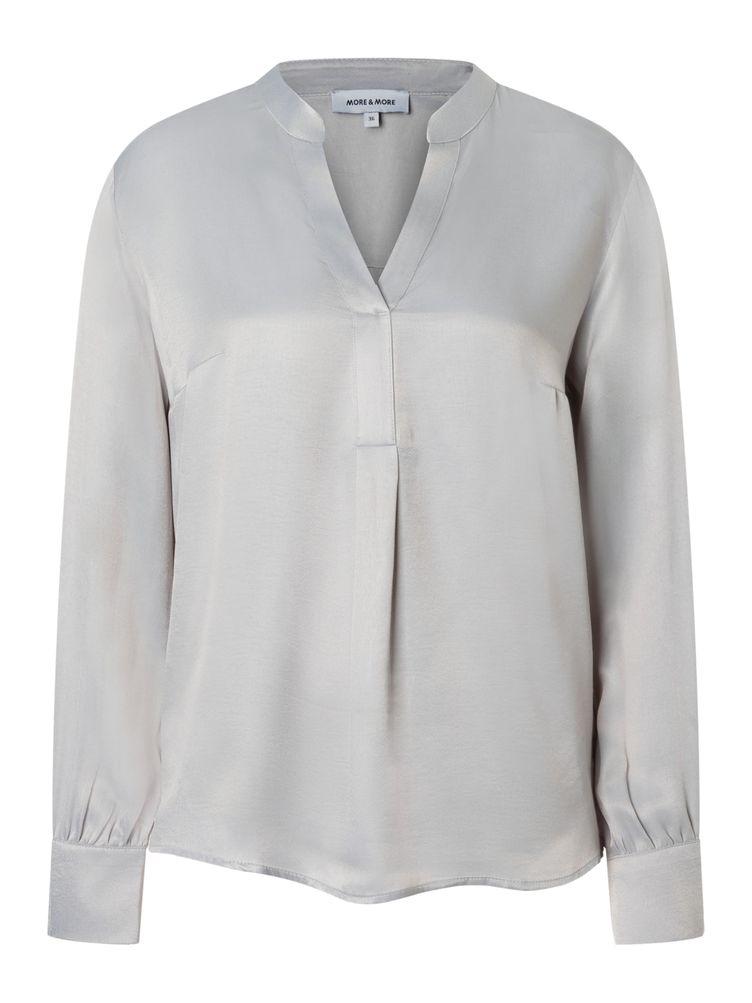 MORE & MORE Bluse in Grau: Vorderseite