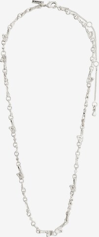 Pilgrim Halsband ' Hallie ' i silver: framsida