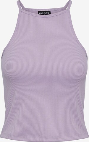 PIECES Top 'Ostina' in Purple: front