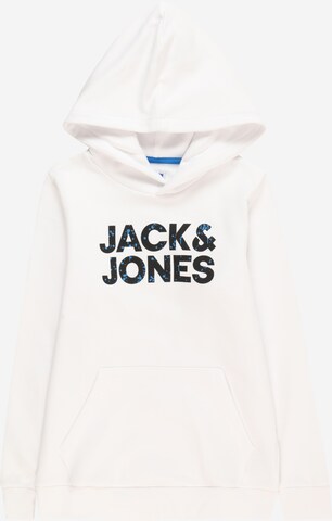 Jack & Jones Junior Mikina – bílá: přední strana