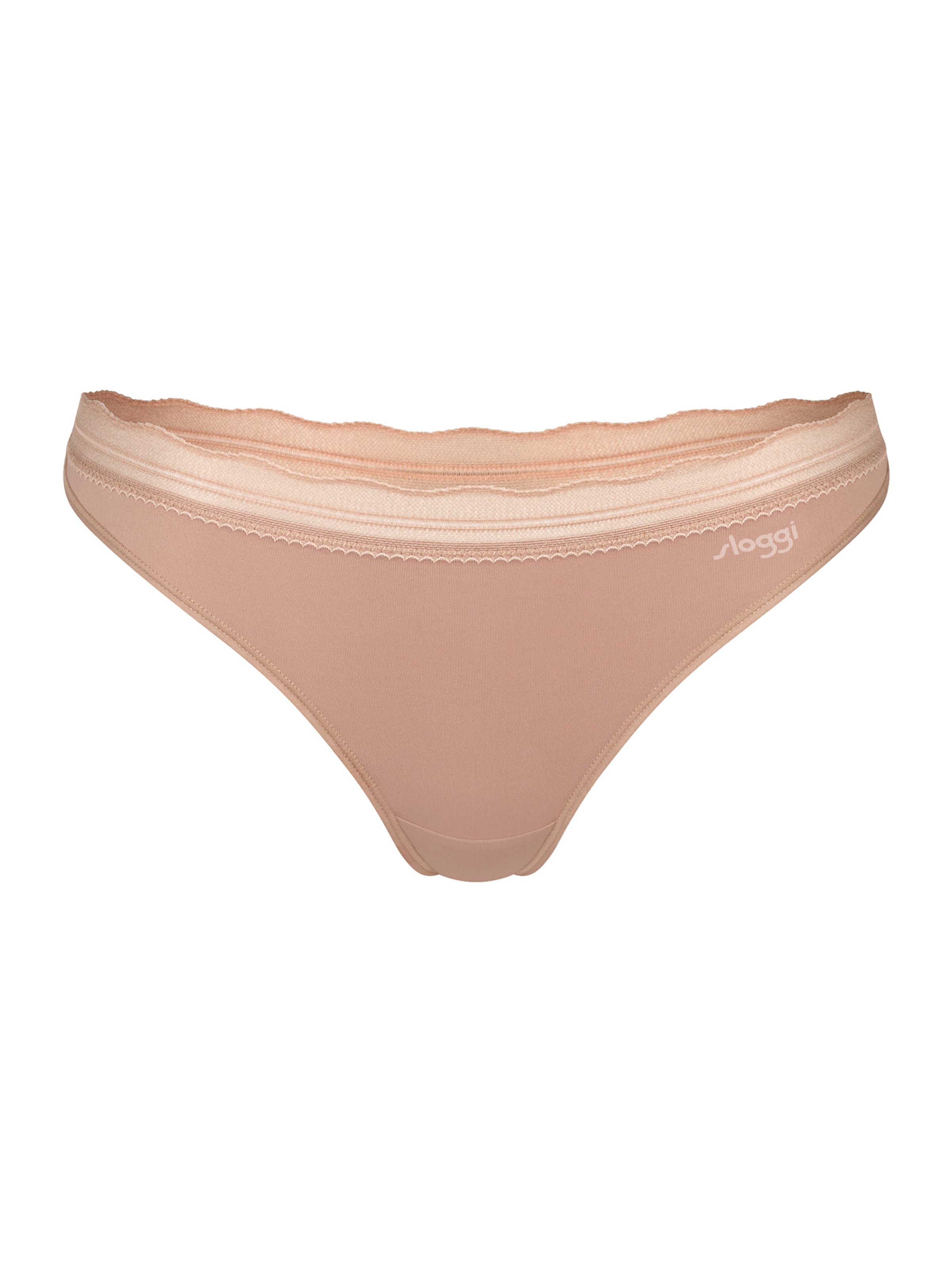SLOGGI String ' Blue GO Blush ' in Beige