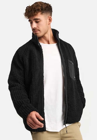 INDICODE JEANS Between-season jacket 'Scotts' in Black: front