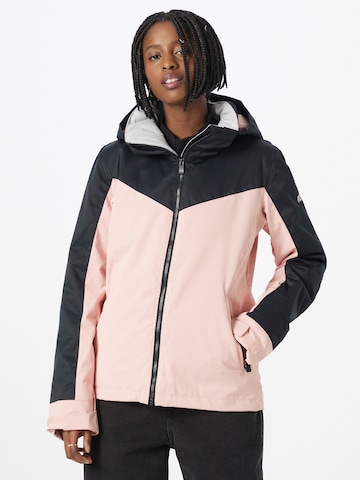 ROXY Outdoorjacke 'FREE JET' in Pink: predná strana