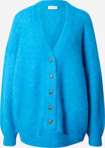 AMERICAN VINTAGE Knit Cardigan 'FOUBAY' in Blue: front