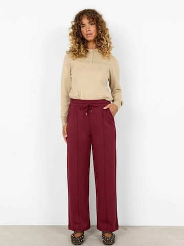 Wide leg Pantaloni ' SC-BANU ' di Soyaconcept in rosso