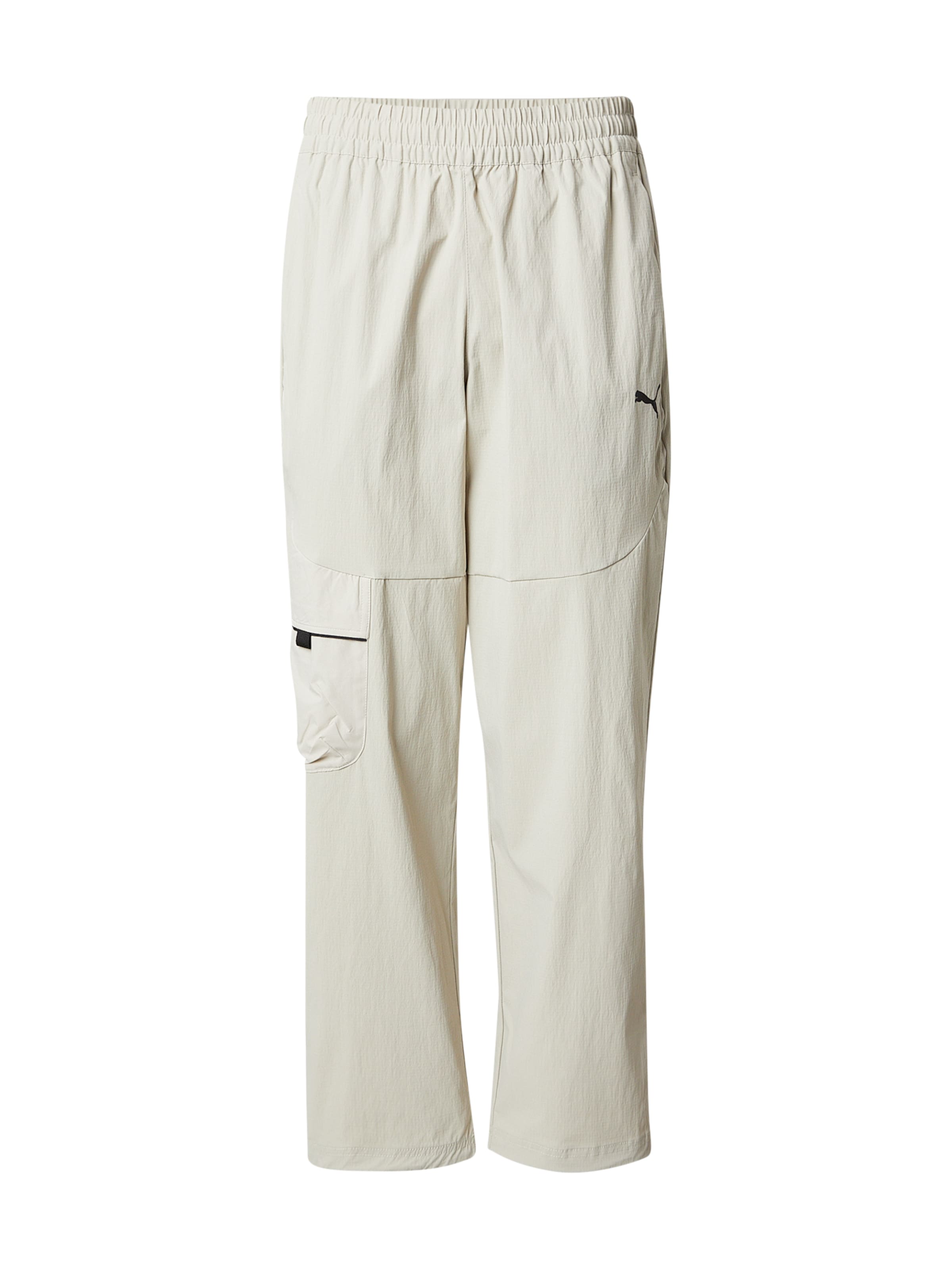 Largi Pantaloni sport 'PUMATECH' de la PUMA pe bej: față