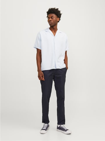 JACK & JONES Regular Chinobyxa 'JPSTMarco Sunny' i blå