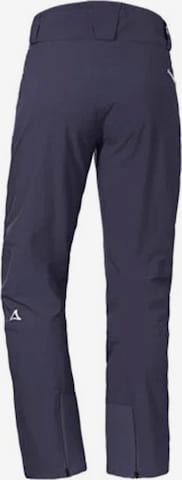 Schöffel Regular Outdoor Pants 'Weissach' in Blue