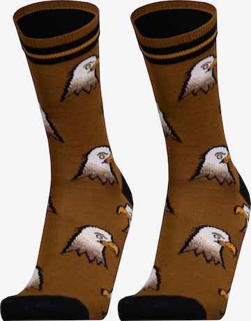 UphillSport Socks 'EAGLE' in Brown