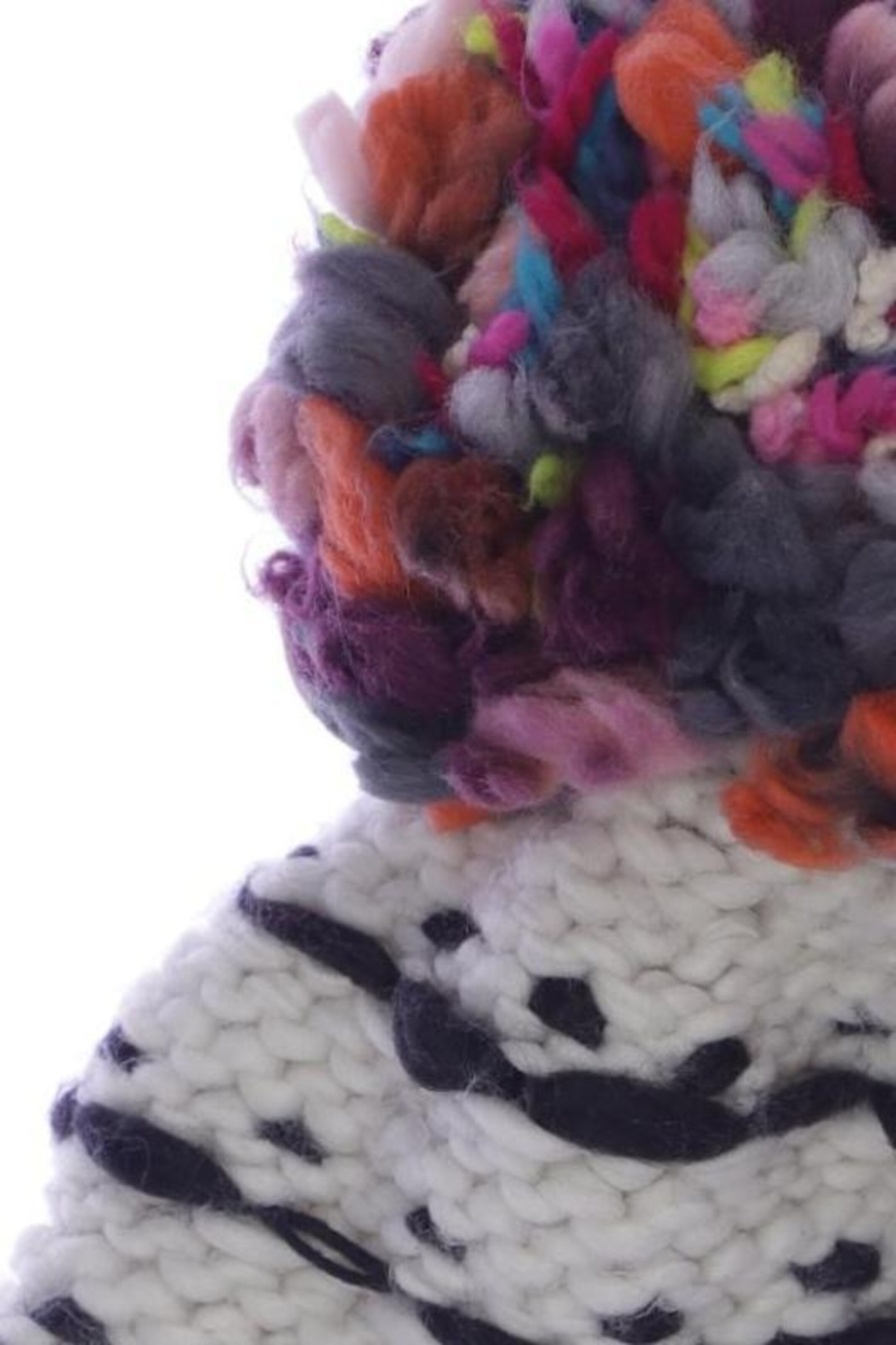 ZARA Hut oder Mütze M in Weiß