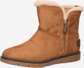 TOM TAILOR Snow Boots in Brown: front