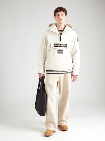 NAPAPIJRI Between-Season Jacket 'RAINFOREST NEXT' in Beige