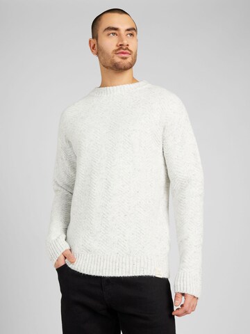 MUSTANG Sweter 'EMIL' w kolorze biały: przód