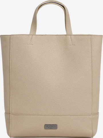 Pepe Jeans Handtasche in Weiß: Vorderseite