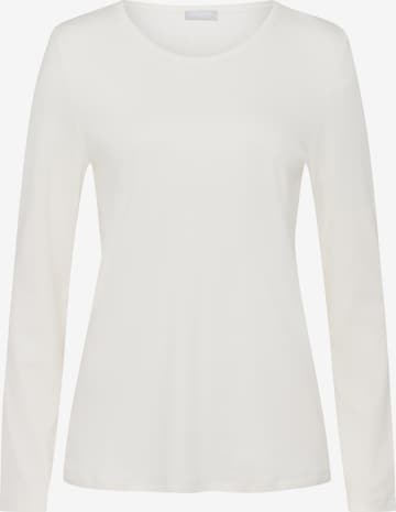 Hanro Longsleeve 'Loungy Nights' in Weiß: Vorderseite