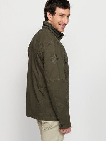 KOROSHI Between-Season Jacket in Green