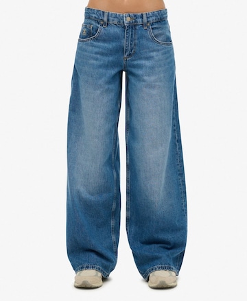 Baggy Jean Superdry & Co en bleu : devant