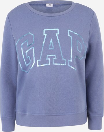 Gap Petite - Sweatshirt em azul: frente