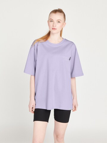 T-Shirt Bless my Demons exclusive for ABOUT YOU en violet : devant