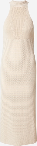 TOMMY HILFIGER - Vestido de punto 'Crochet' en beige: frente