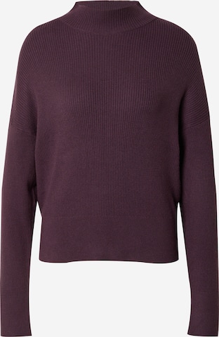 Pull-over QS en violet : devant