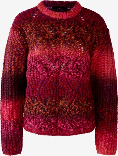 OUI Sweater in Purple / Pink / Rusty red / Burgundy, Item view