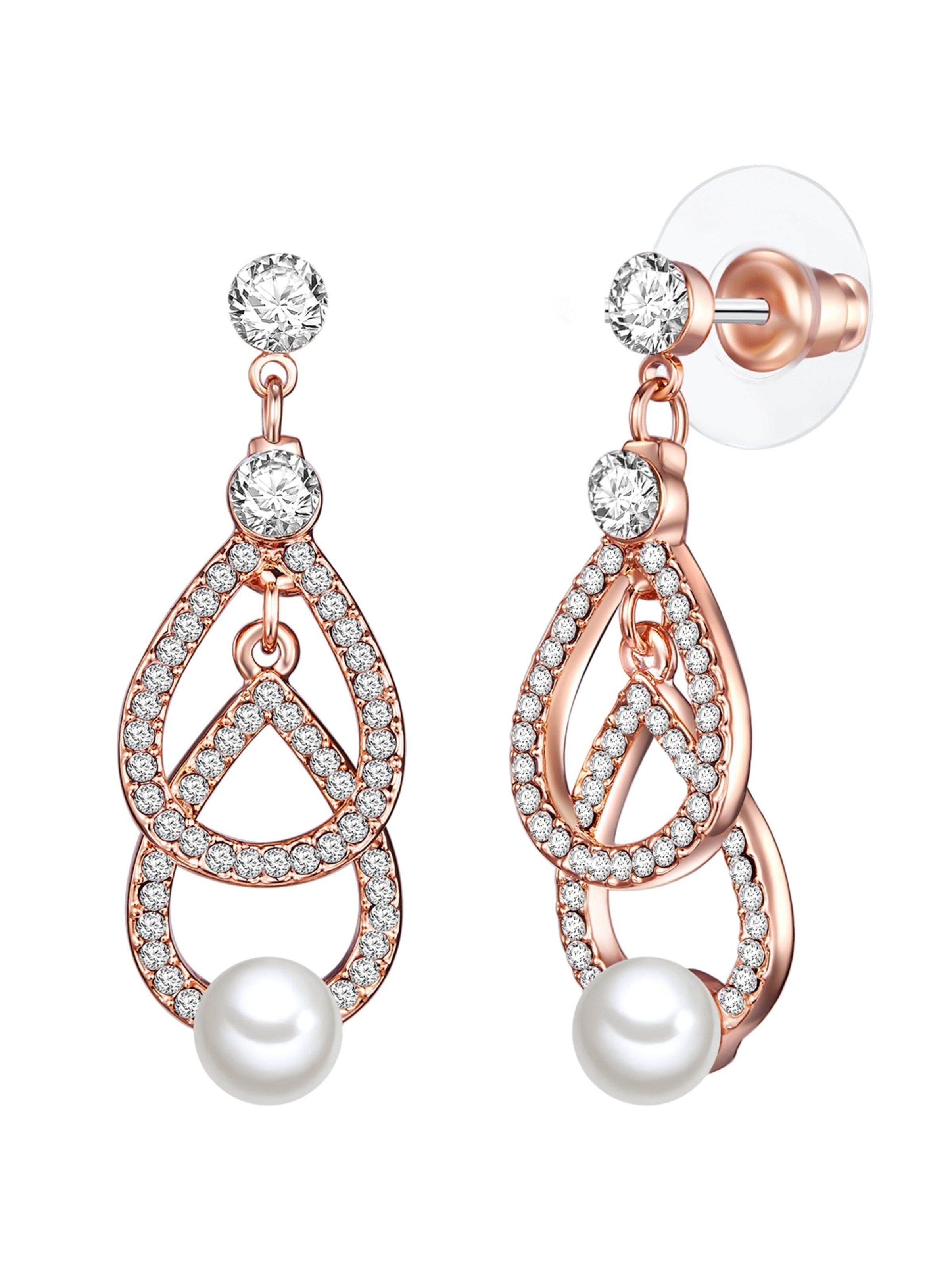 Lulu & Jane - Pendientes en oro: frente