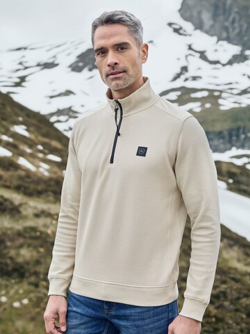 Sweat-shirt LERROS en blanc
