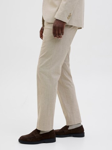 JACK & JONES Slim fit Trousers with creases 'JPRStan' in Grey