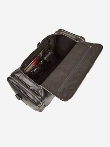 NEGOTIA Leather Weekender 'Alpha' in Black